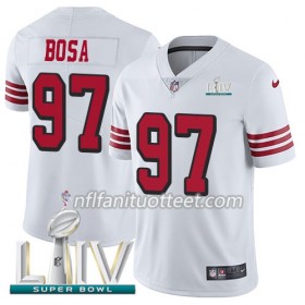 Miesten San Francisco 49ers NFL Pelipaita Nick Bosa 97 Nike Valkoinen 2020 Super Bowl LIV